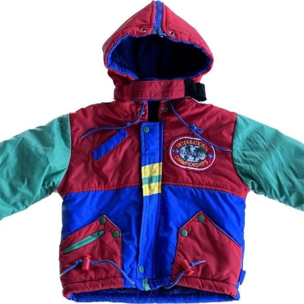 80's Vintage Gitano Boys Snow Jacket Youth 2T Toddler Very Rare | Super Cute